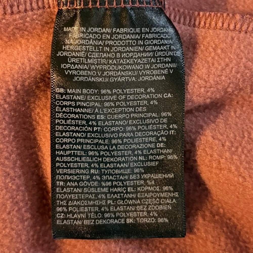The North Face Womens Canyonlands Quarter Zip Pullover M Rose‎ Heather Outdoor - Picture 9 of 10
